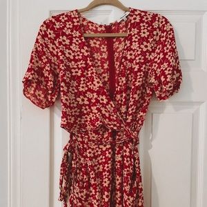Madewell floral romper